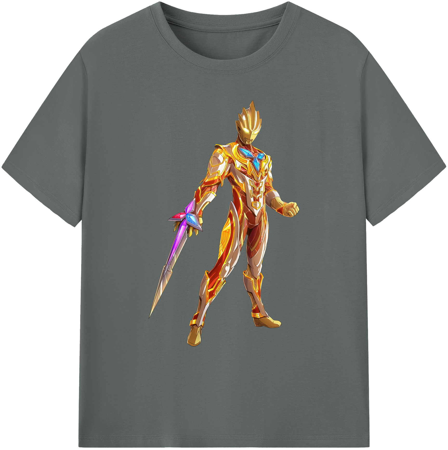 （画像用） ウルトラマン Ultraman 綿100％ メンズ半袖Tシャツ｜肌触りやわらか＆通気性